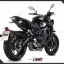 ท่อมอเตอร์ไซค์ MIVV FOR YAMAHA MT-09 OVAL CARBON CAP ท่อแต่ง ท่อสูตร ท่อบิ๊กไบค์ ท่อBigbike ท่อไอเสีย