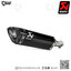 ท่อแต่ง Akrapovic Slip on Carbon New Shape Aluminium Logo Limited : for Kawasaki Z400 2019-2022