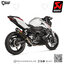 ท่อแต่ง Akrapovic Slip on Carbon New Shape : for Kawasaki Z400 2019-2022