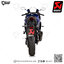 ท่อแต่ง Akrapovic Slip on GP carbon ปลายดาบ : for Yamaha YZF-R3/MT03 15-18 /19-20/All new 2021-2022
