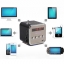 ลำโพงพกพาเล็กสีดำ-วิทยุFM รองรับMini SD card-เล่นเพลงMP3/Portable Mini Speaker FM Radio Support TF card and U disk Black