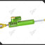 กันสะบัด Hyperpro 75mm RSC สี : Green