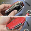 เคสกุญแจดิสเพล BMW Display key รุ่น (AC132) ด้านหลัง PU ลายคาร์บอน