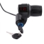 คันเร่งมือบิด/หน้าจอ/สวิทช์กุญแจ-Electric Bike Half Wrist Throttle Grip Handle LED Display Indicator/Lock Key Knock Half Twist Throttle