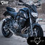 ชิลด์หน้า Were Wolf X-01 : for Yamaha MT07 2018-2020
