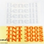 สติ๊กเกอร์ขอบล้อใน สีส้ม ขาว FOR BENELLI TNT300