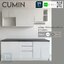 ชุดครัวสำเร็จรูป รุ่น CUMIN คิวมิน 80 cm. Top เรียบ