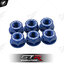 น็อตยึดสเตอร์หลัง CNC GTR MT-15/M-SLAZ M8 x 1.25 (6 ตัว) น้ำเงิน