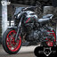 ชิลด์หน้า Were Wolf G-01 Smoke M531 : for Yamaha MT07 2018-2022