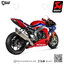 ท่อแต่ง Akrapovic Slip on GP ปลายดาบ Logo Aluminium : for Honda CBR1000RR-R 2020-2023