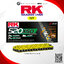 โซ่ RK แท้ 520XSO RX-Ring Chain NY520XSO-120L (สีเหลือง Neon) สำหรับรถมอเตอร์ไซค์ 250-800cc