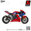ท่อแต่ง Akrapovic Slip on Carbon : for Honda CBR1000RR-R 2020-2023