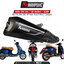 ท่อแต่ง Akrapovic Exhaust Slip-On Line (SS) All New Euro5 Black Catalytic Vespa GTS 300 / SEI GIORNI / SUPER
