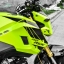 งานทำสี HONDA MSX125 สีเขียวมะนาว
