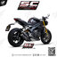TRIUMPH SPEED TRIPLE 1200 RS (2021-2022) - RR Twin CR-T dual muffler Carbon fiber
