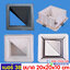 แม่พิมพ์ช่องลม20x20x10cmบล็อกหล่อผนังช่องแสงตกแต่งอาคารบ้านรีสอร์ท