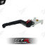 มือเบรค (ปรับ 6 ระดับ) CNC GTR CT-125/KSR ดำ (น็อตสแตนเลส)