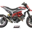 ท่อมอเตอร์ไซค์ SC PROJECT CR-T SILENCER FOR HYPERMOTARD 821 ท่อแต่ง ท่อสูตร ท่อบิ๊กไบค์ ท่อBigbike ท่อไอเสีย