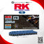โซ่ RK แท้ 428KLO O-Ring Chain FB428KLO-132L (สีน้ำเงิน) สำหรับรถมอเตอร์ไซค์ 150cc
