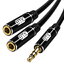 ERTK Headphone Adapter สายแปลงหูฟัง 1 ออก 2 ให้รองรับ 2 ตัวพร้อมกัน สำหรับมือถือ / MP3 / Tablet / PC / Notebook