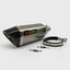 ปลายท่อสูตร ปลายท่อแต่ง Akrapovic สวมคอ 2 นิ้ว ทรงอ้วนสั้นปลายคาร์บอน ยาว 14 นิ้ว