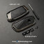 เคสกุญแจ BMW โลหะ Black Chrome +หนัง รุ่น AC221