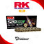 โซ่ RK แท้ 520KRX RX-Ring Chain GR520KRX-120L (สี Full Gold) สำหรับรถมอเตอร์ไซค์ 250-800cc
