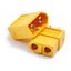 คอนเนกเตอร์ XT60 1 คู่ แบบมีฝาปิด ( connector terminalXT60 ,60A Male & Female Bullet Connectors Plug ,ขั้วต่อแบตเตอรี่ )