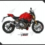 ท่อมอเตอร์ไซค์ MIVV FOR DUCATI MONSTER 821 SLIP-ON M3 INOX/ST. STEEL ท่อแต่ง ท่อสูตร ท่อบิ๊กไบค์ ท่อBigbike ท่อไอเสีย