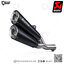 ท่อ AKRAPOVIC SLIP ON BLACK TWIN For Ducati Scramble800 Motard/Nightshift/ Desert Sled 2021-2022