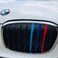 แถบสีพลาสติก M ติดกระจังหน้า BMW X1 F48 / F48 LCI