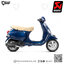 ท่อแต่ง Akrapovic Black : for Vespa LX150 3V 2012-2015