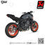 ท่อแต่ง Akrapovic Carbon 2-2-1 : for Yamaha XSR700 2017-2020/2021-2022