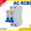เบรกเกอร์กันดูด (RCBO) ชนิด 2 Pole ขนาด 63A มีปุ่ม เปิด-ปิด การทำงานกันดูด ยี่ห้อ TAXNELE