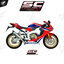 HONDA CBR1000RR (2017 - 2019) - SP - SP2 SC1-R Muffler, high position, with carbon fiber end cap