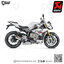 ท่อแต่ง Akrapovic Shorty Stainless : for BMW S1000R naked 14-16