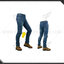 กางเกงการ์ด Komine PK718 SLIM FIT KEVLAR D-JEANS