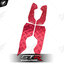 แผ่นรองพื้น (มีเนียม) ลาย5ขีด GTRS N-MAX155 NEW2020 แดง
