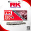 โซ่ RK แท้ 520SB 250cc 520SB-120L (สีเงิน) สำหรับรถมอเตอร์ไซค์ 250cc