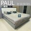 เตียงนอน 5 ฟุต รุ่น Paul หัวเบาะหนัง PU