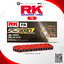 โซ่ RK แท้ 525KRO O-Ring Chain FR525KRO-120L (สีแดง) สำหรับรถมอเตอร์ไซค์ 250-800cc