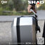 กล่องข้าง SHAD TR47L (ซ้าย) Silver ขนาด 47 ลิตร (สามารถเก็บหมวกกันน็อคได้)