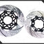 จานดิสก์หน้า+หลัง 220+190mm. Power-Slot V.2 SUS410BB From Japan Honda Monkey125