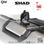 กล่องข้าง SHAD TR47R (ขวา) Silver ขนาด 47 ลิตร (สามารถเก็บหมวกกันน็อคได้) มีตาข่าย และ ชุดกุญแจกล่อง 3 ใบ