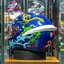 หมวกกันน็อค AGV K1 WHITE ZOO BLUE