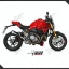 ท่อมอเตอร์ไซค์ MIVV FOR DUCATI MONSTER 821 SLIP-ON DELTA RACE STEEL BLACK ท่อแต่ง ท่อสูตร ท่อบิ๊กไบค์ ท่อBigbike ท่อไอเสีย