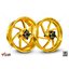 ล้อ MARCHESINI 7 ก้านพร้อมสเตอร์ GOLD ANODIZE FOR KAWASAKI ZX6R 2019