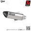 ท่อแต่ง Akrapovic Slip on Titanium New Shape (2 รู) Logo Aluminium : for Honda ADV350 2022