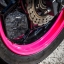 ทำสีล้อ MAGENTA PINK FOR NINJA300