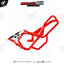 แคชบาร์ Motoskill Crash Bar สีดำ / สีแดง สำหรับ HONDA CRF 300 Rally